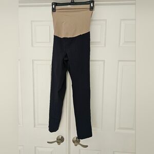 Motherhood Matrrnity Large Navy Maternity Pants